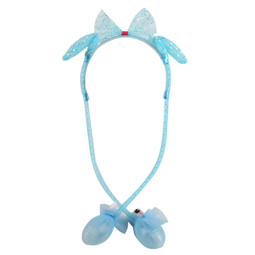 1Pc Rabbit Ear Hair Lovely Headdress Kids Hair Decoration (Random Color)