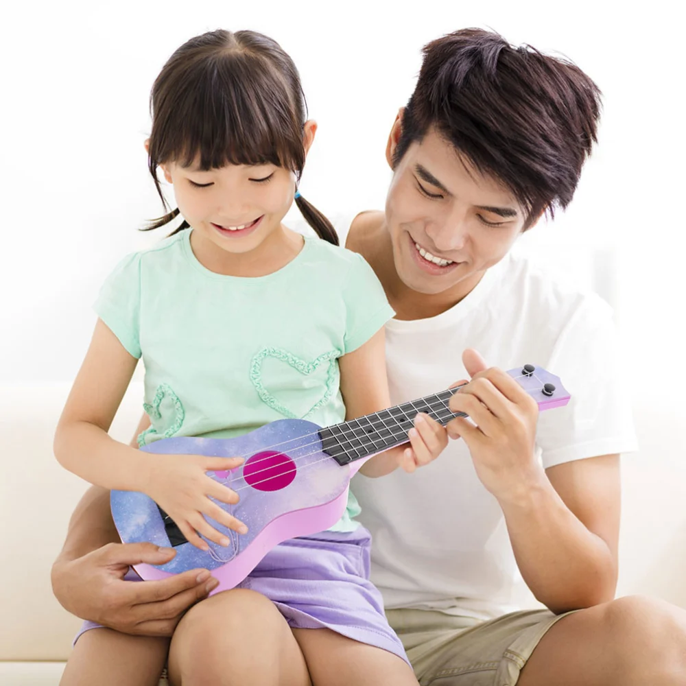 2Pcs Kids Toy Ukulele Kids Guitar Musical Toy Kids Early Educational Learning Musical Instrument