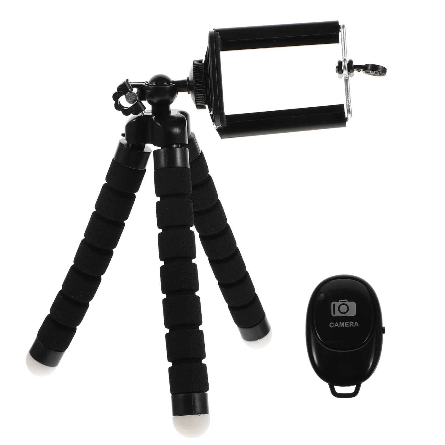 1 Set Camera Tripod Rack Stainless Steel Desk Tripod Phone Triangle Bracket