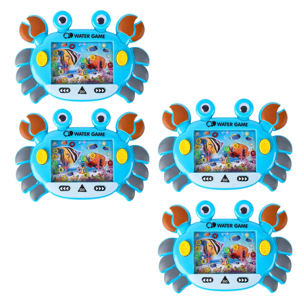 4pcs Crab Shaped Water Toss Ring Toys Water Ring Game Handheld Water Ring Toys