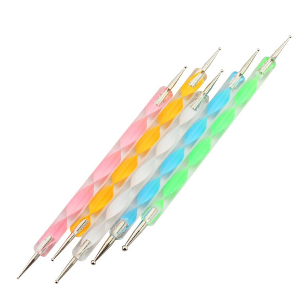 15pcs Nail Polish Manicure Art Painting Brush with 5pcs Dotting Pen Set for Nail Beauty