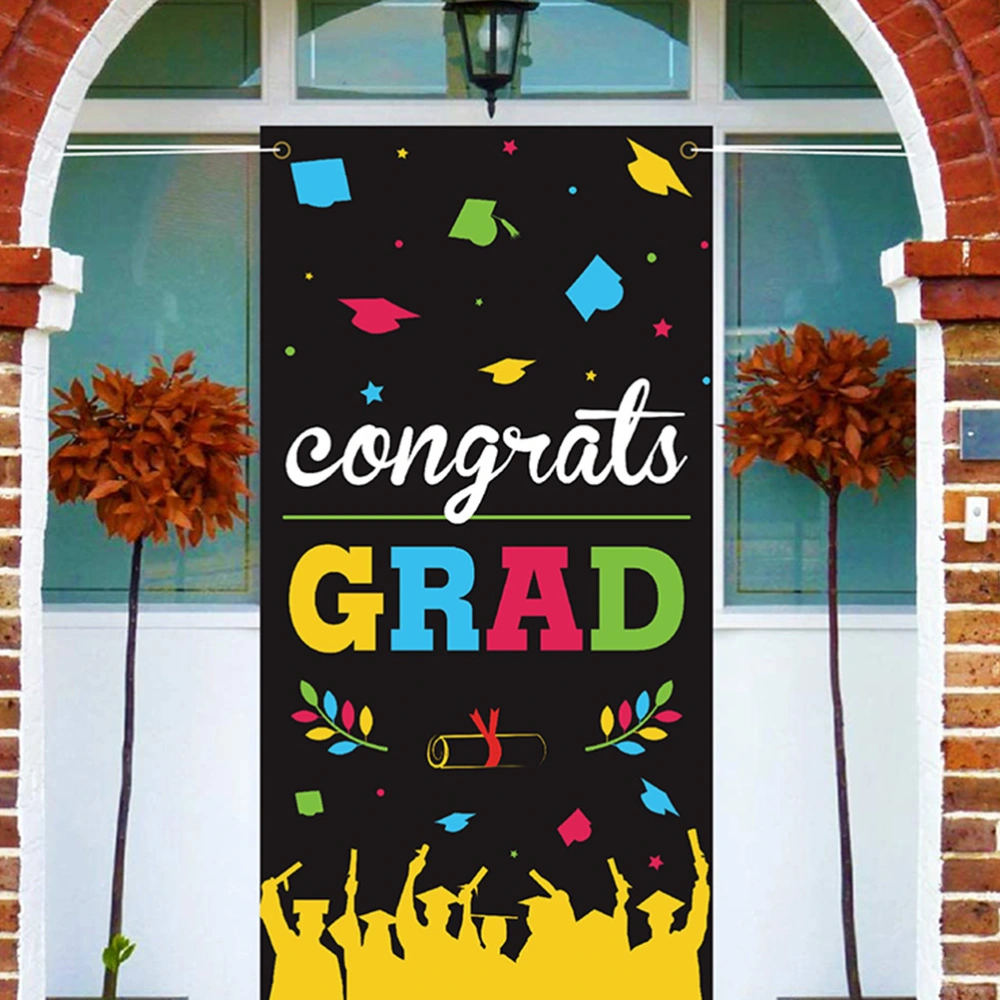 1Pc Graduation Season Banner Decorative Background Cloth Party Photo Prop