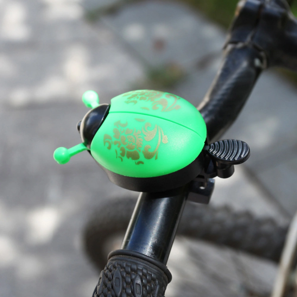 2pcs Bike Bell Ladybug Cycling Ring Bell Cycling Mini Bells Alarm Bell Accessories (Random Color)