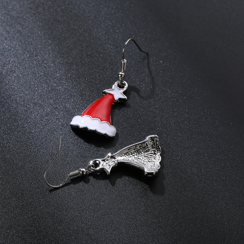 5 Pairs Ear Hooks Earrings Christmas Ear Drops Festive Ear Decors Ear Jewelry for Women Girls (Assorted Styles)