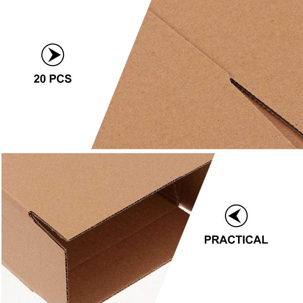 20 Pcs Product Packaging Express Delivery Super Hard Packaging Small Cartons