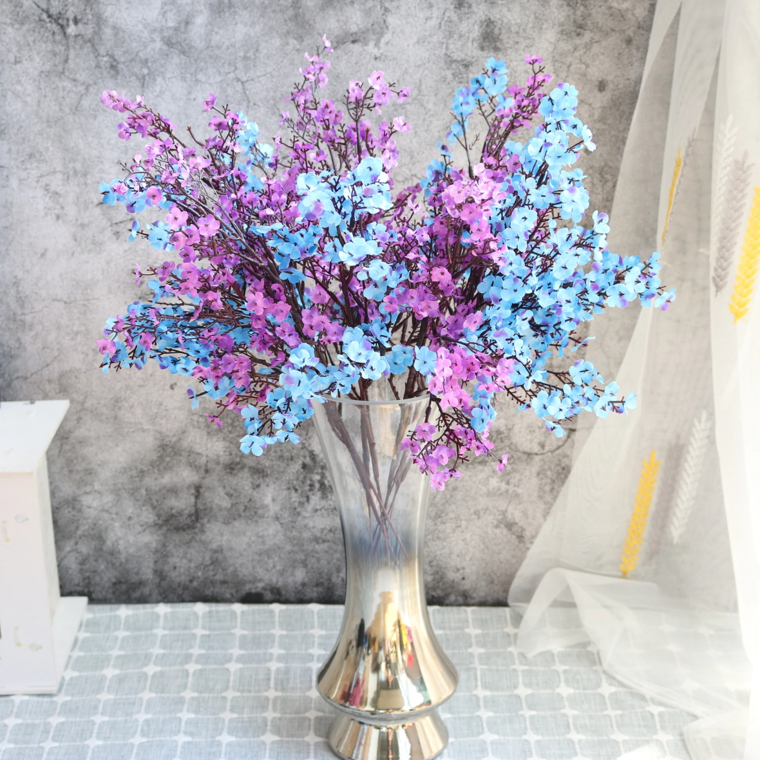 3Pcs Gypsophila Artificial Flowers Fake Babysbreath Lifelike Simulation Gypsophila Flower