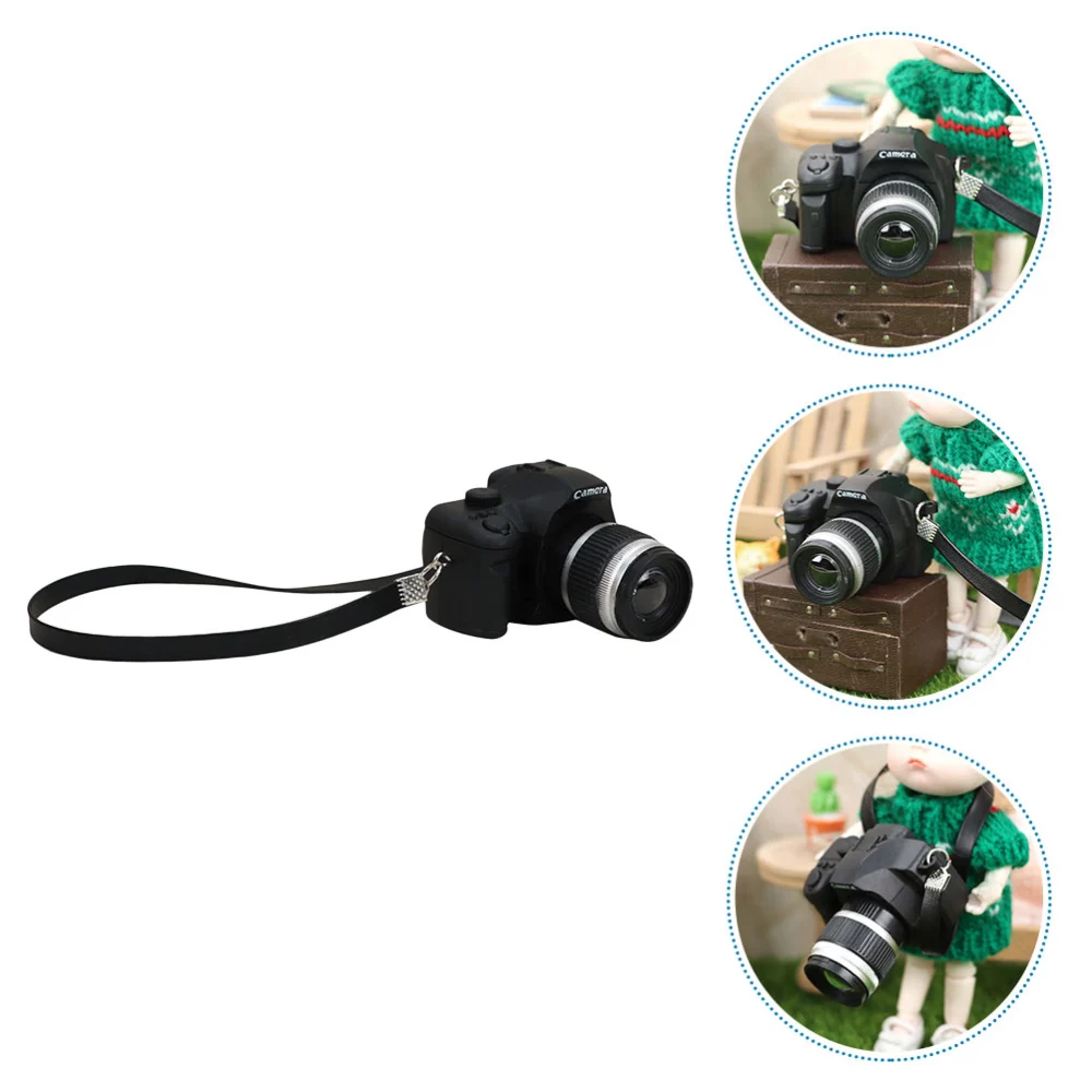 Miniature Camera Figurine Mini House Camera Adornment Retro Style Camera Ornament