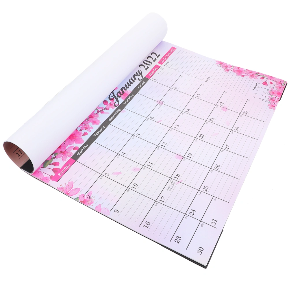 1pc Useful 2022 Holiday Wall Calendar Funny Note-taking Hanging Calendar