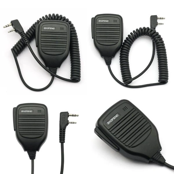 Original Baofeng UV-5R Handheld Microphone for Dual-band Radio (Black)