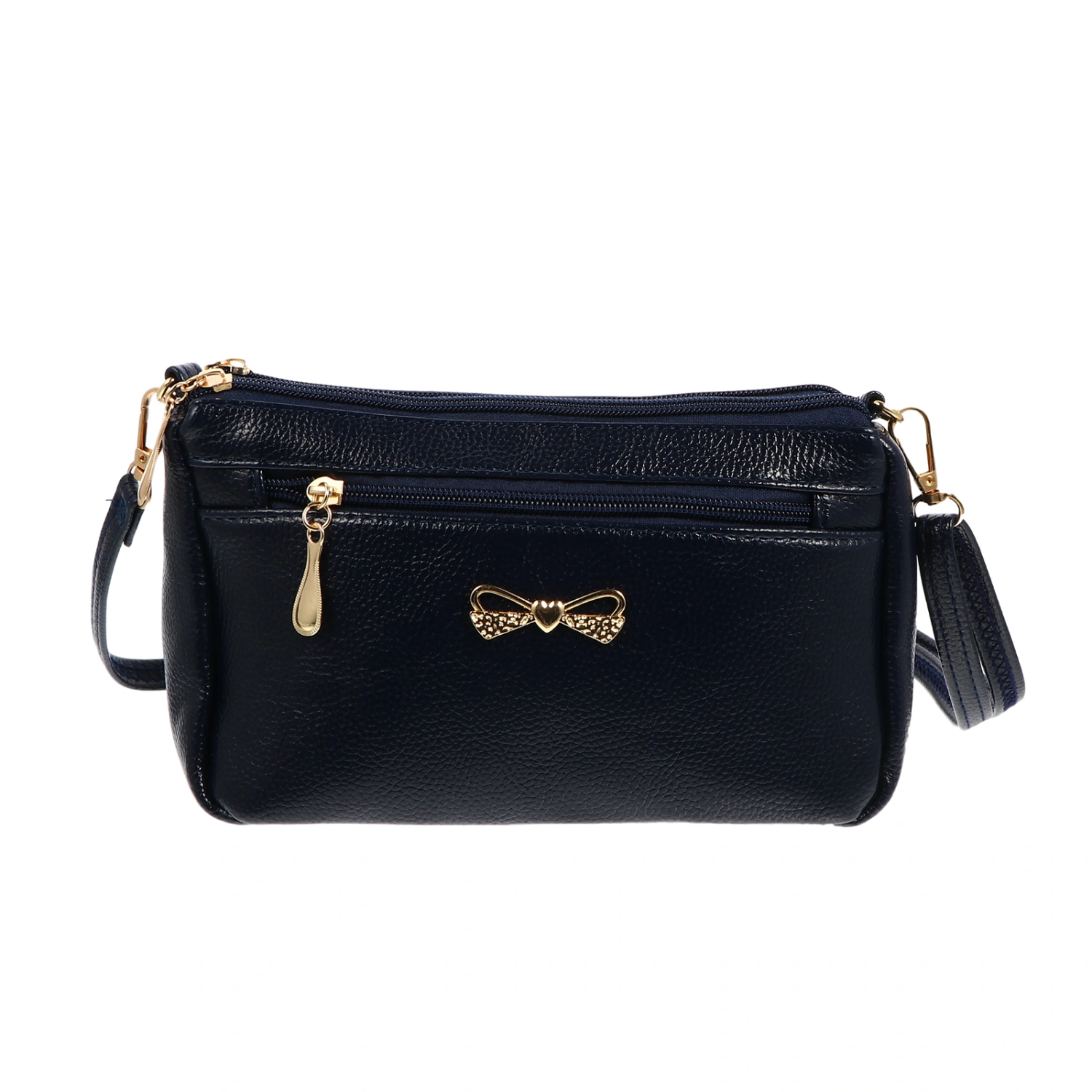 1Pc Bow Decor Shoulder Bag Fashion Crossbody Bag Messenger Bag Storage Bag