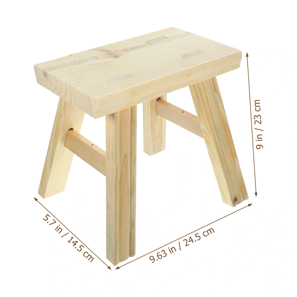 Small Wood Stool Wood Step Stool Children Stepping Stool Wood Furniture