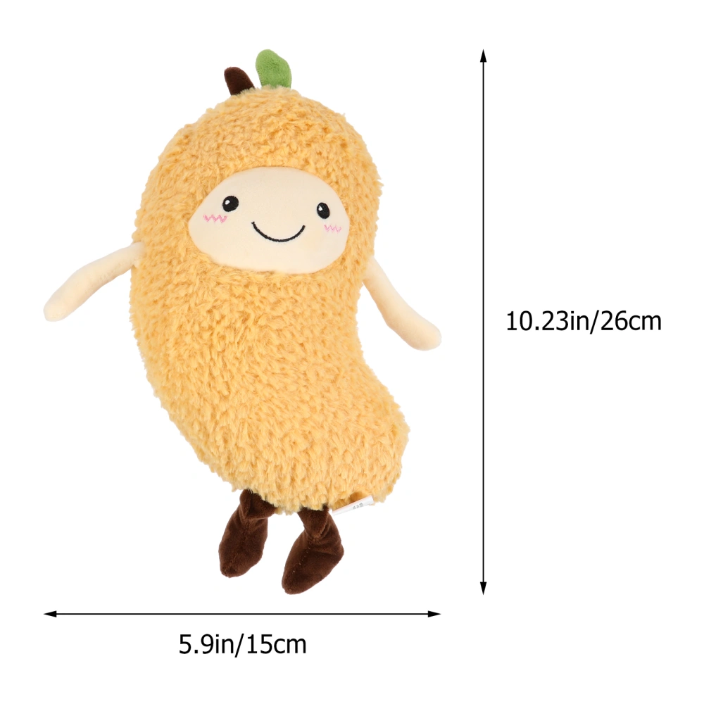 1pc Adorable Fruit Shaped Doll Lovely Plush Doll Standing Doll Pillow Kids Gift