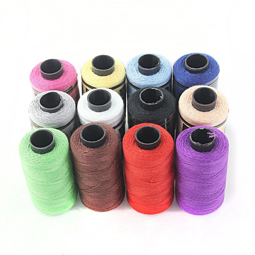 12pcs Spools Sewing Thread Sewing Kit Yarn Coils Strings Sewing Thread