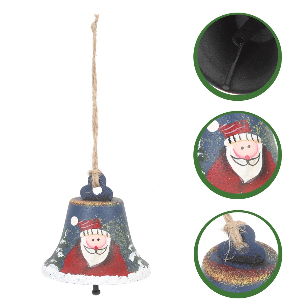 Attraction Design Christmas Jingle Bell Hanging Ornament Rustic  Snowman Decoration Bell