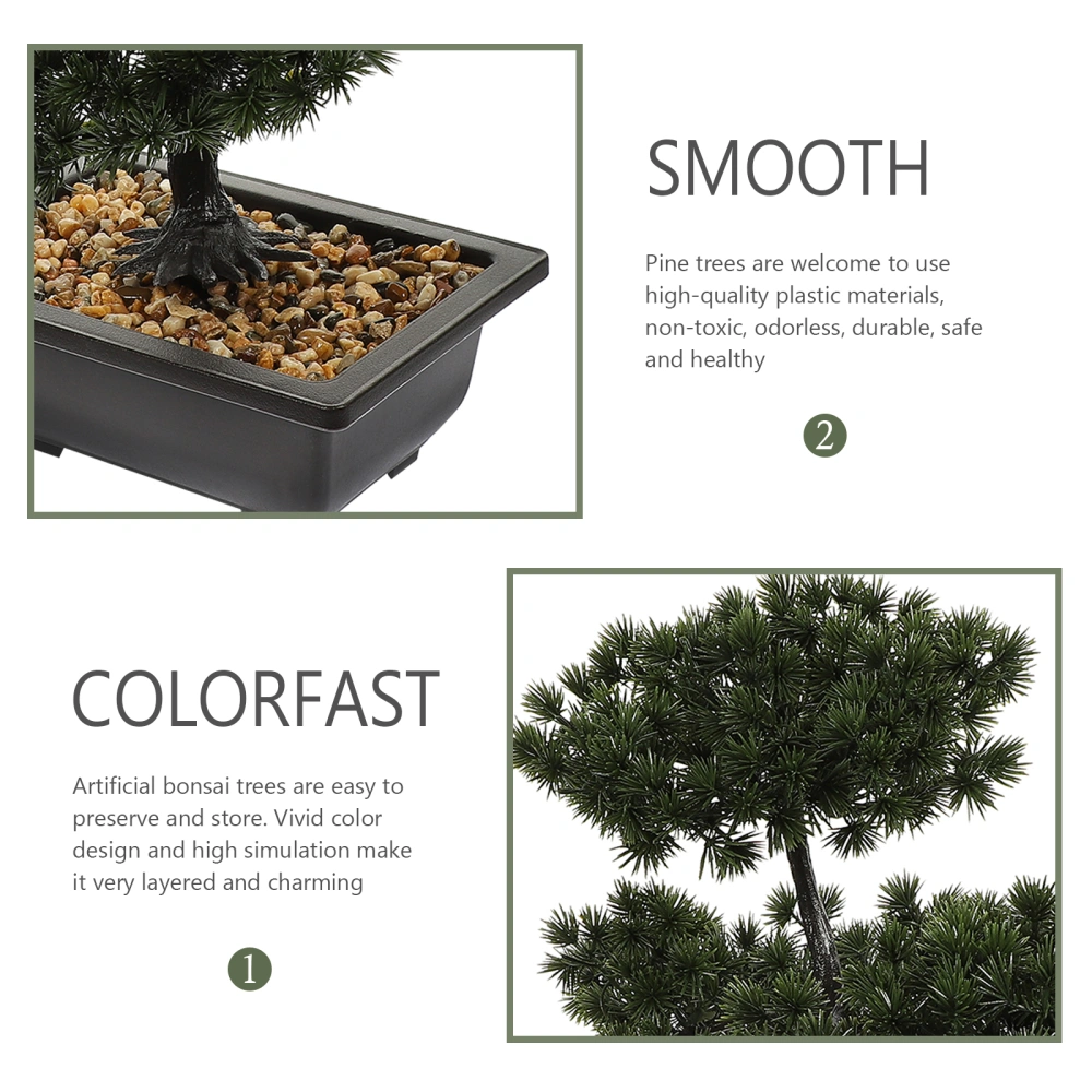 Artificial Bonsai Tree Realistic Plant Potted Bonsai Potted Plant Bonsai Ornament