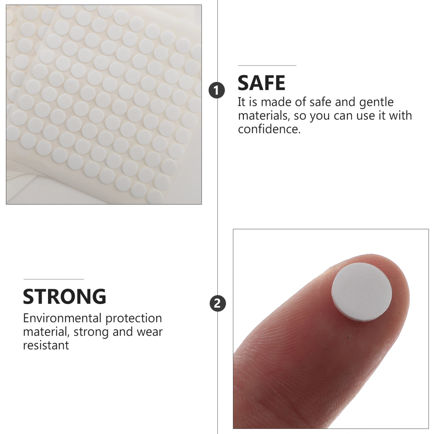 500Pcs Dual-Adhesive Adhesive DIY Dots for Car Accessories