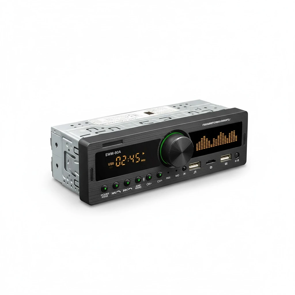 1 Set Car Stereo WMA AM FM Radio USB Charging Car MP3 Audio Player Car Supplies