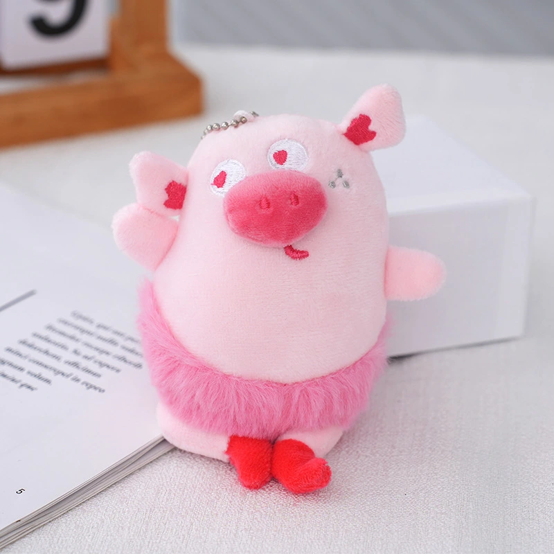 Plush Pig Hanging Ornament Adorable Stuffed Pig  Pendant Bag Backpack Hanging Ornament