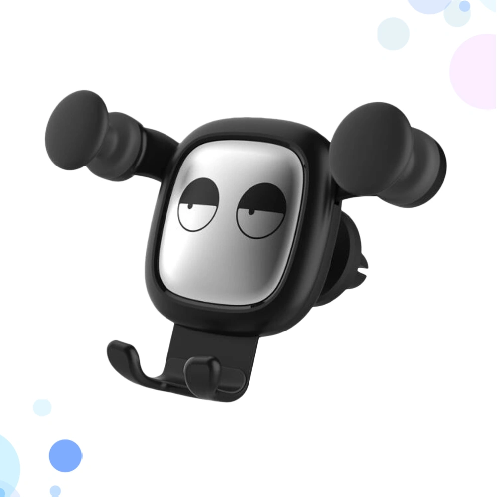 Car Phone Bracket Multi-function Dashboard Air Vent Cell Phone Holder Cartoon Car Phone Holder Buckle Automobile Phone Stand (Dull Bear)