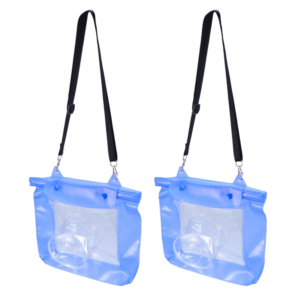 2pcs Waterproof Camera Bag Underwater Taking Photo Pouch Bag Underwater Housing Cases