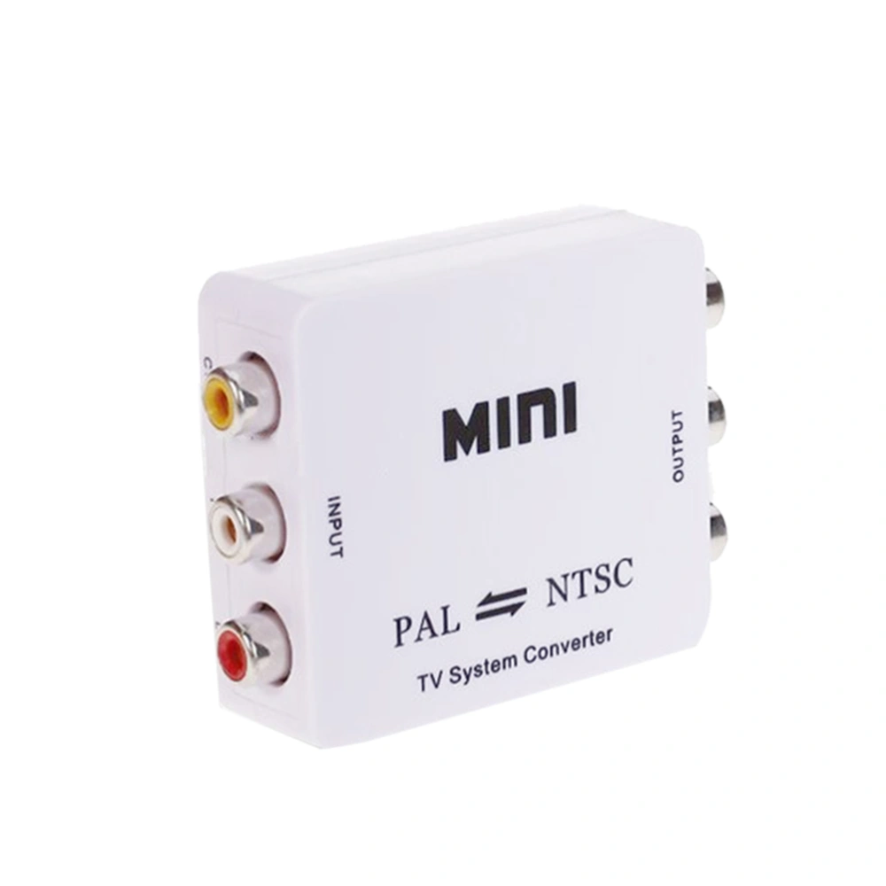 PAL NTSC Bi-direction Mini Converter PAL NTSC Converter PAL to NTSC TV Format System Converter Adapter