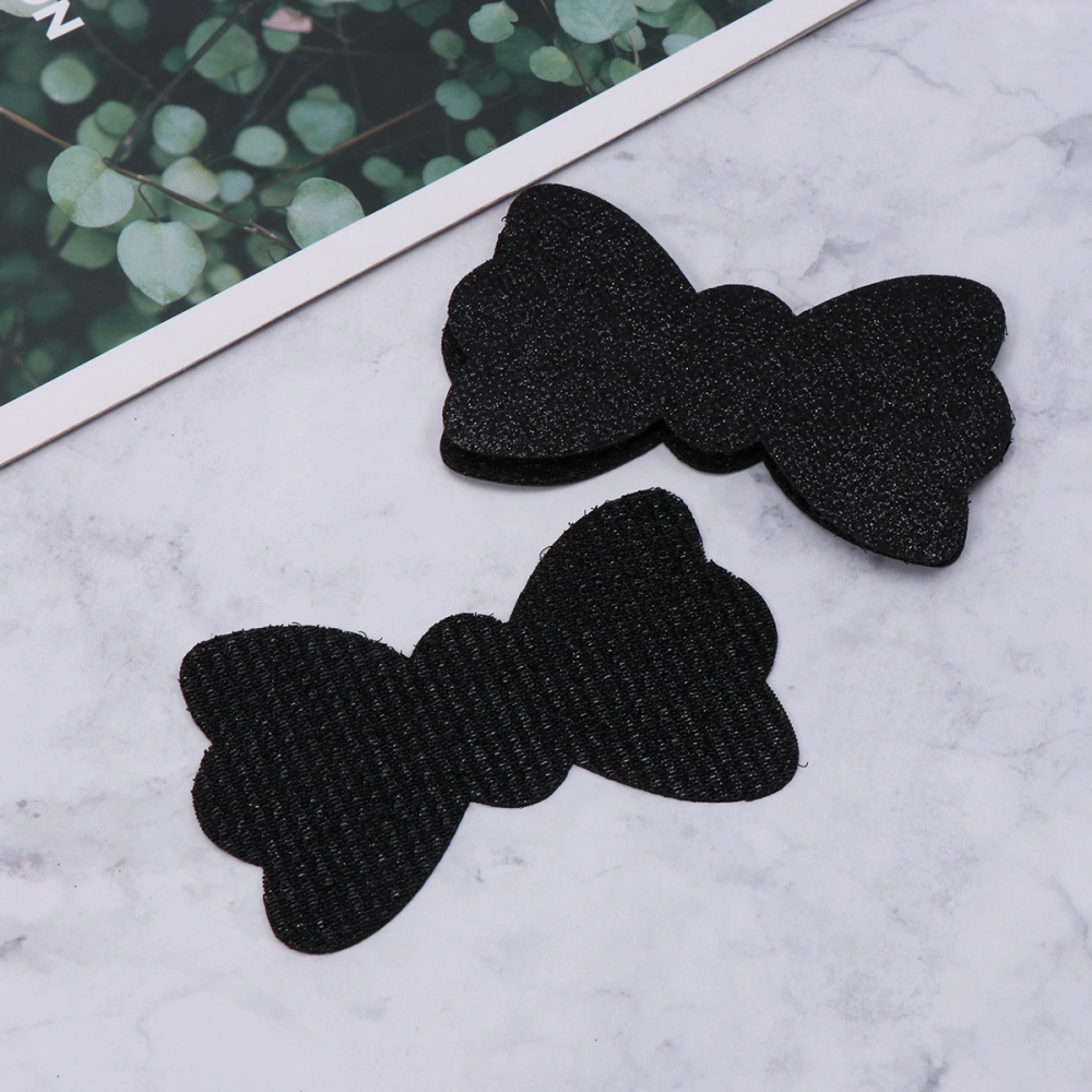 10Pcs Simple Seamless Barber Hair Holders Hairdressing Supplies Bowknot Bangs Traceless Fixed Hairpins Hair Stickers