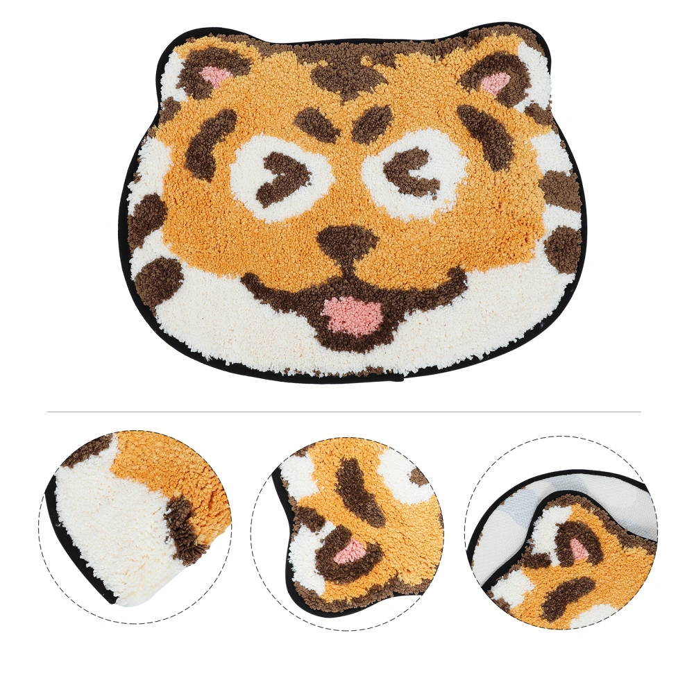 Indoor Tiger Pattern Carpet Room Floor Mat Water Absorbent Non-slip Floor Mat