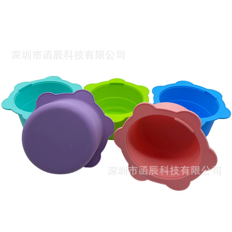 2pcs Silicone Mask Bowls Anti-fall Mask Bowl Foldable Facial Mask Making Bowl Salon Mask DIY Bowl