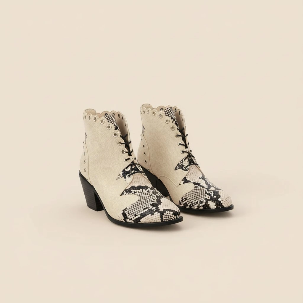 1 Pair Rivet Boots Winter Pointed Shoes Fashion Short Boots Autumn Women Boots