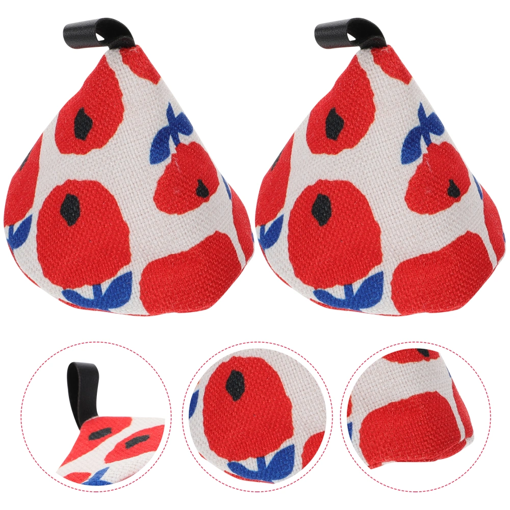 2pcs Triangle Oven Gloves Pot Lid Gloves Anti Scalding Cooking Pot Handle Gloves