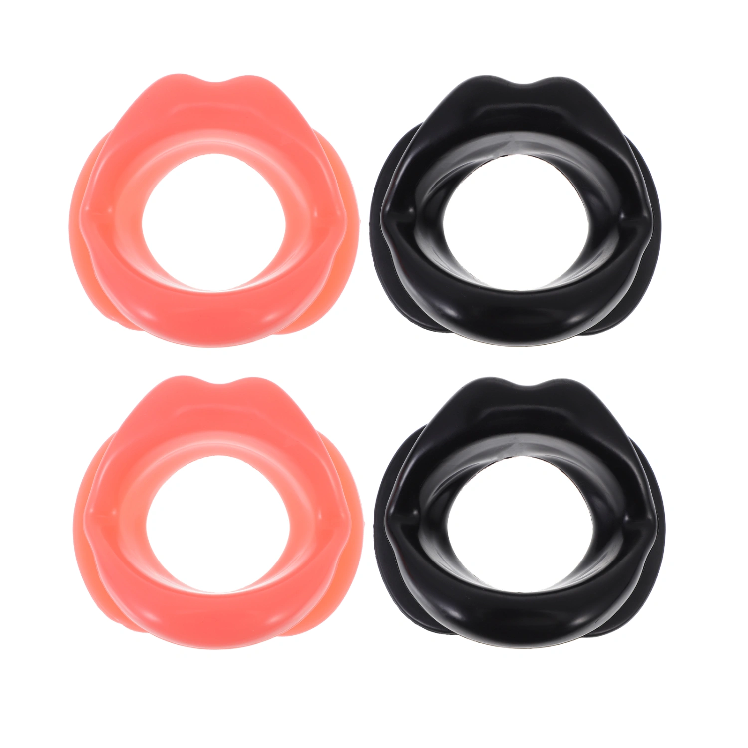 1 Set 4Pcs Face Slim Exercisers Practical Mouth Tighteners (Assorted Color)