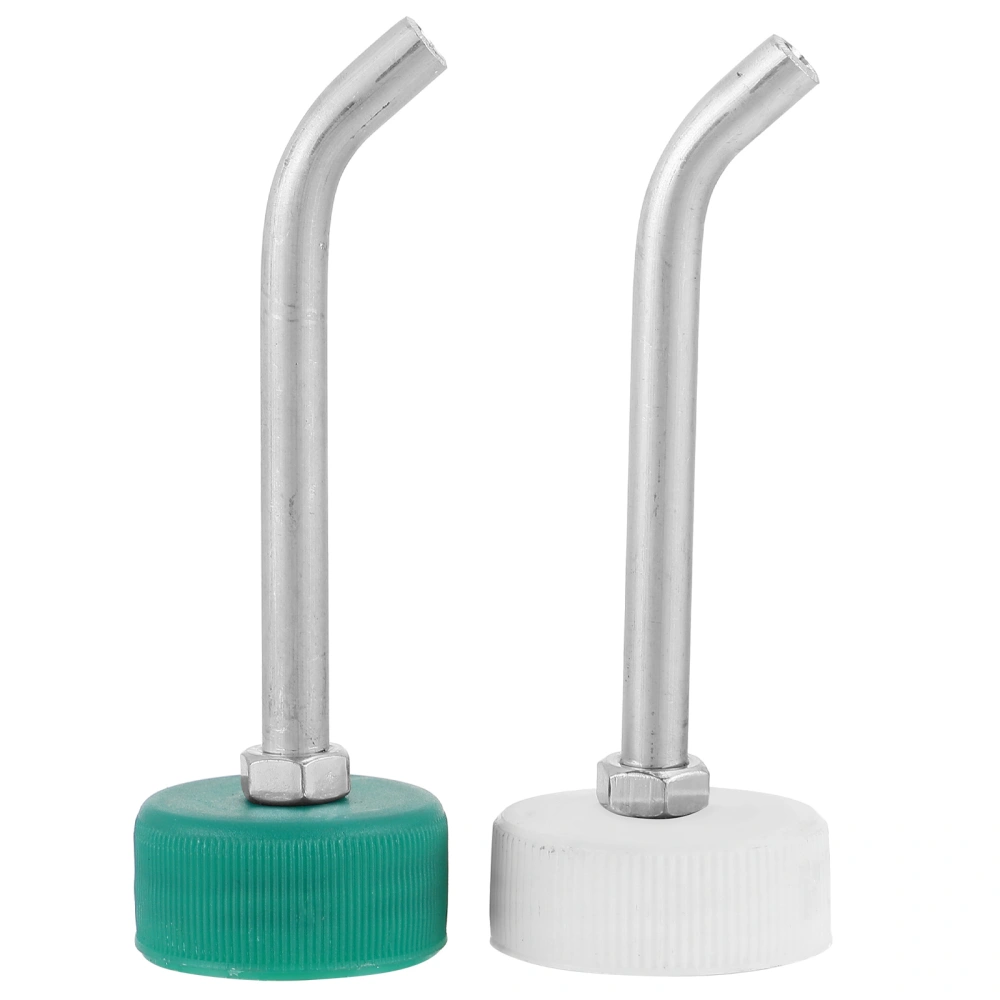 2Pcs Household Waterer Pipes Replaceable Feeder Tubes Convenient Feeder Pipes Parrot Supply