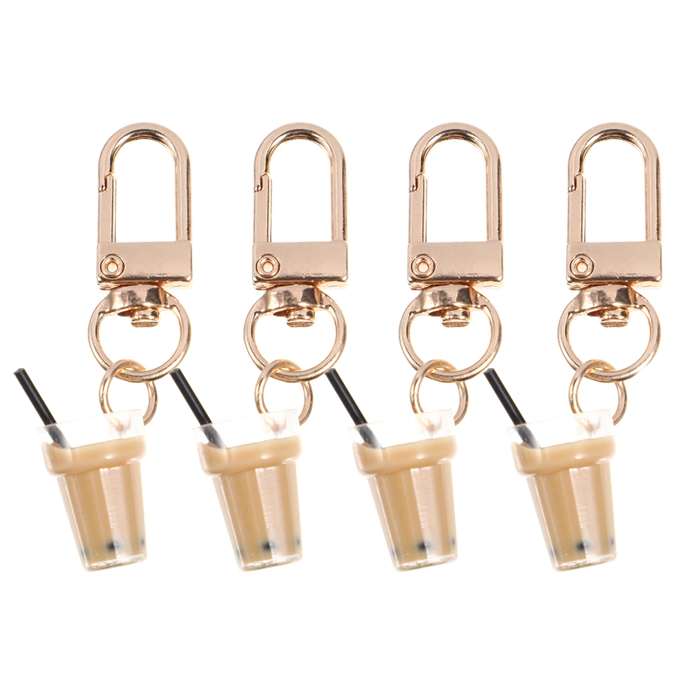 4PCS Fashion Key Holder Chic Hanging Adornment Bag Ornament Keychain Pendant