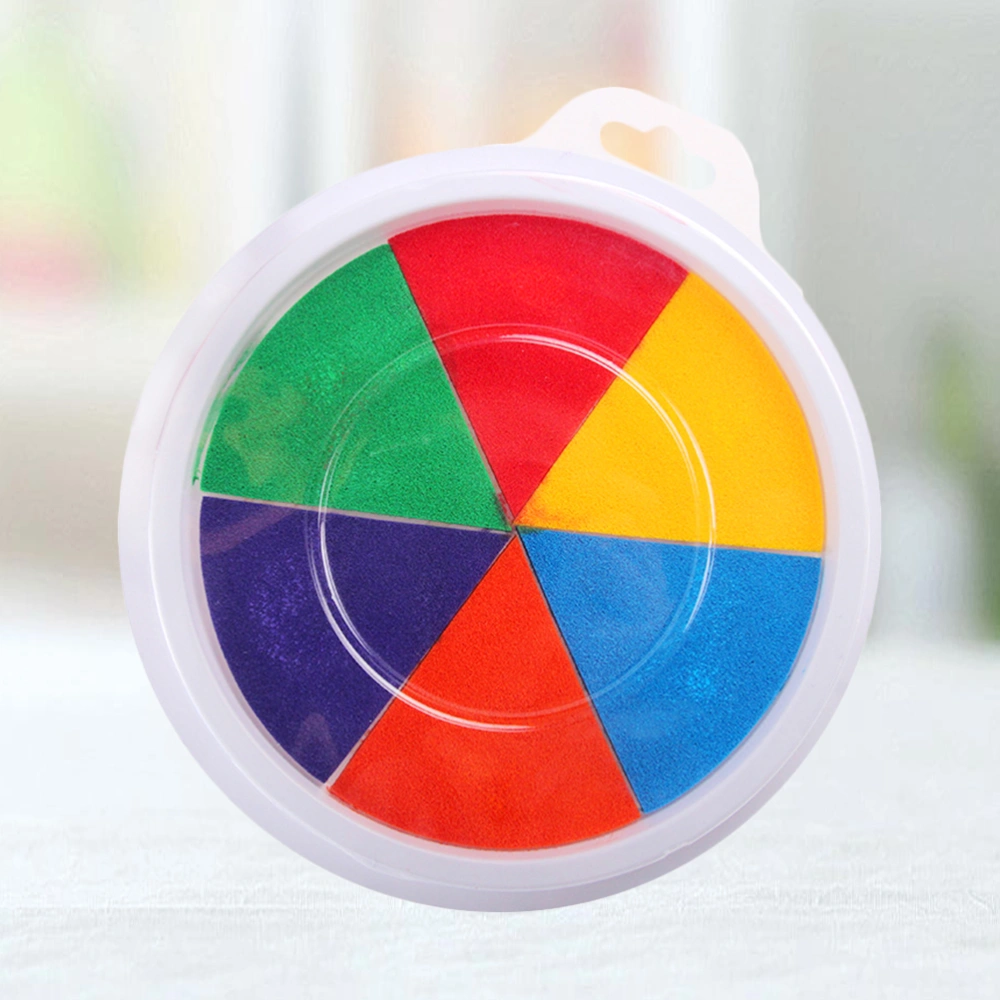 Washable Finger Painting Clay Ink Hand Rubbing Painting Toy for Kids Children