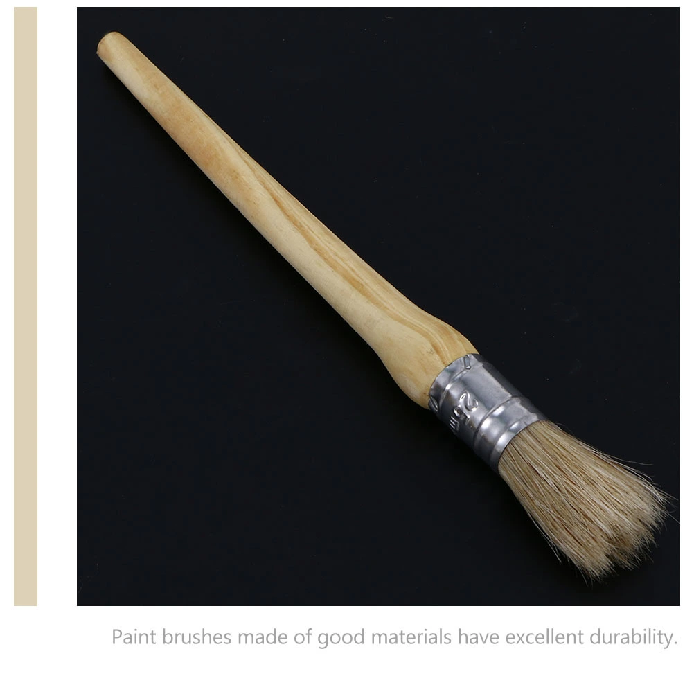 2 Pcs Professional Painting Wax Brush Oil Painting Brushes Round Head Brushes