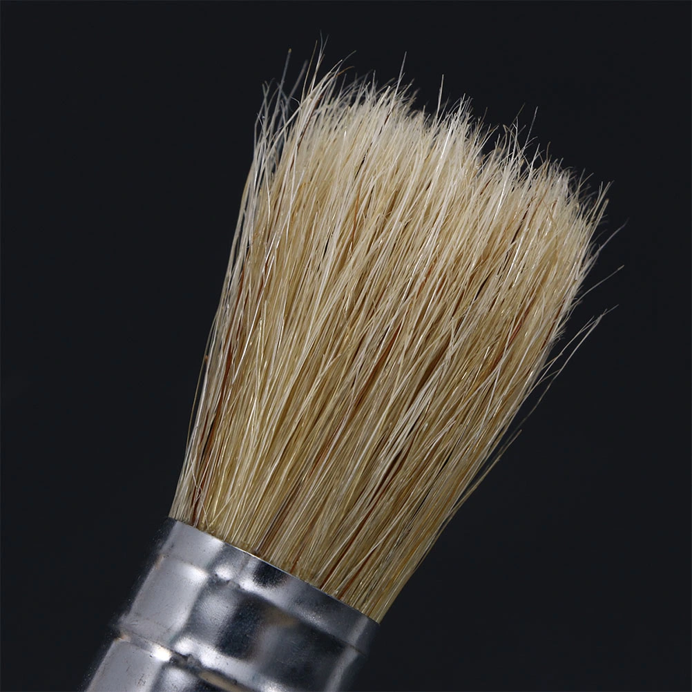 2 Pcs Professional Painting Wax Brush Oil Painting Brushes Round Head Brushes