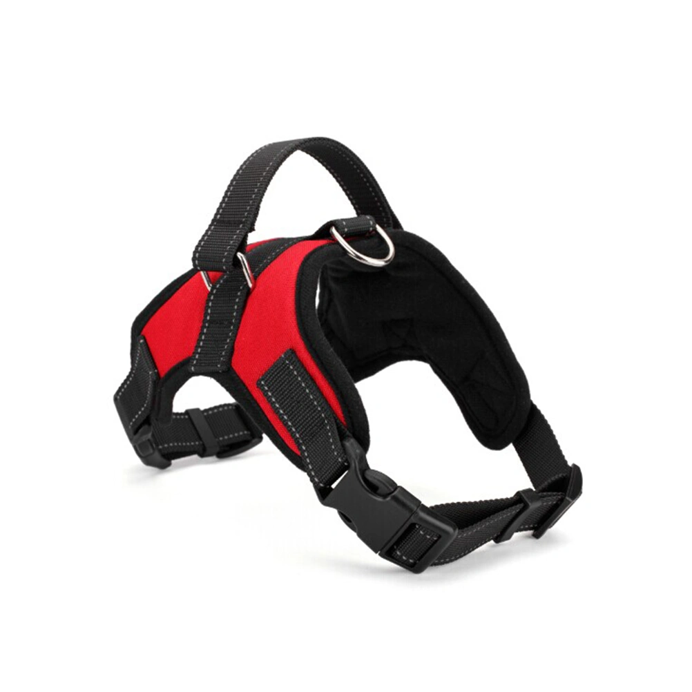 Saddle Style Oxford Cloth Dog Harness for Medium Large Dog - Size M (Red)