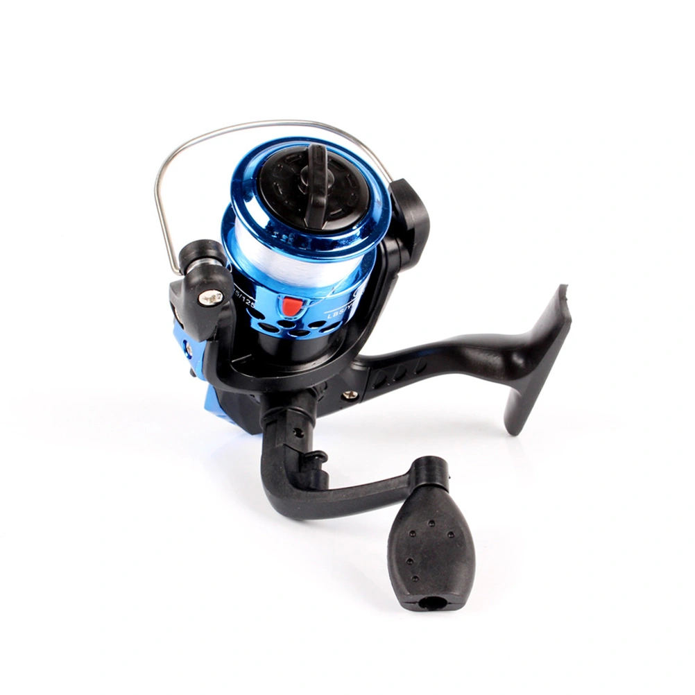 3 BB Ball Bearing Fishing Reel 5.2:1 Gear Ratio Left Right Hand Swap Fishing Reel for Saltwater or Freshwater (Blue, Random Style)