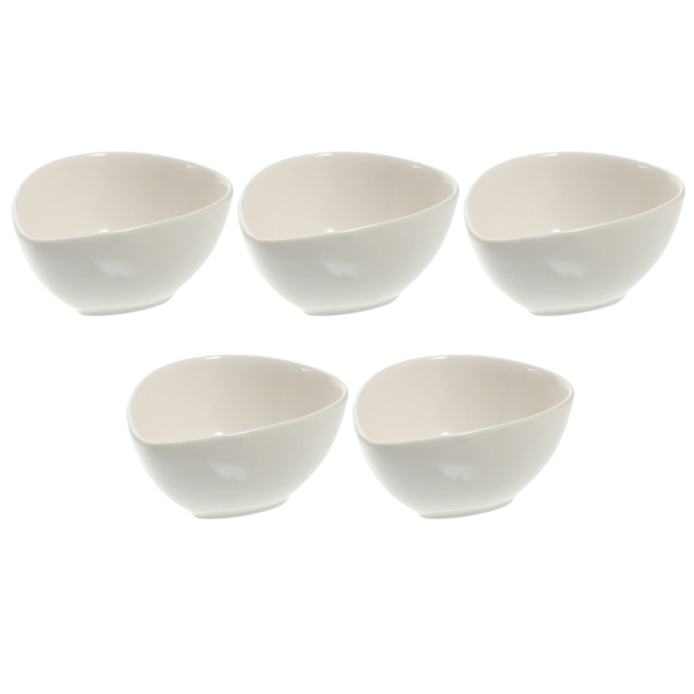 5Pcs Dipping Bowls Seasoning Dishes Appetizer Bowls Chic Kitchen Tableware