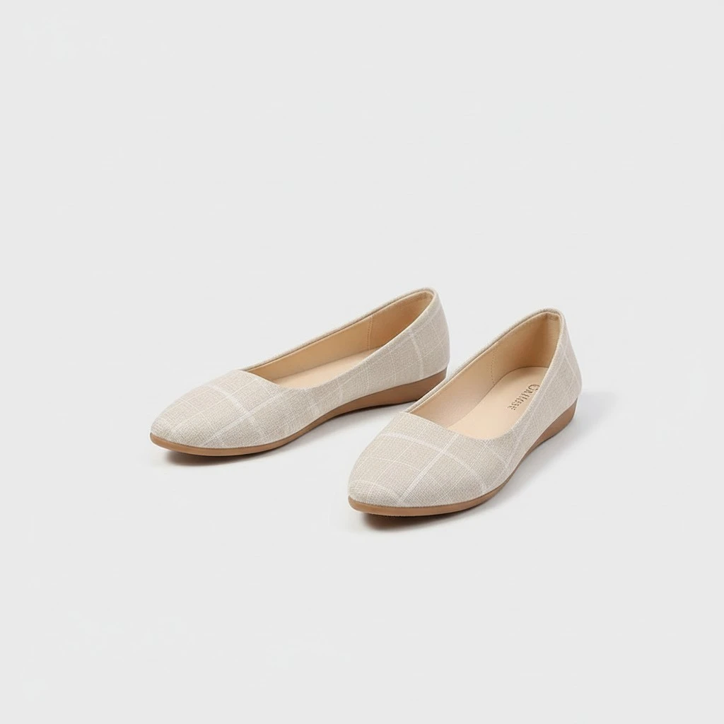 1 Pair of Women Flat Shoes for Spring Summer Comfortable Pointed Shoes