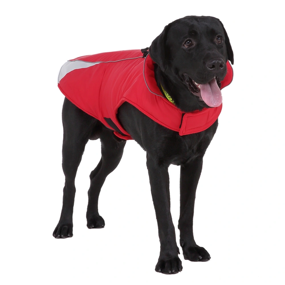 Outdoor Pet Dog Matching Color Clothes Pet Supplies Pet Sports Costume (Red, Size M)