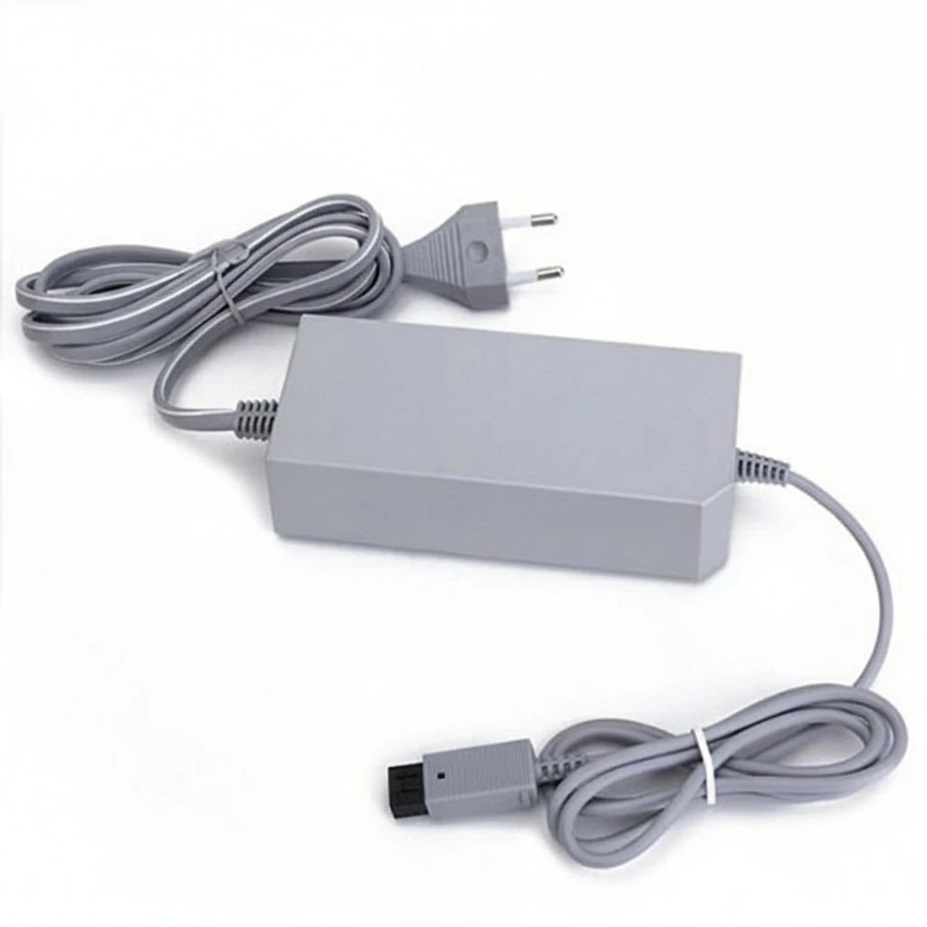Portable AC Power Adapter Charger with EU Plug for Game Console