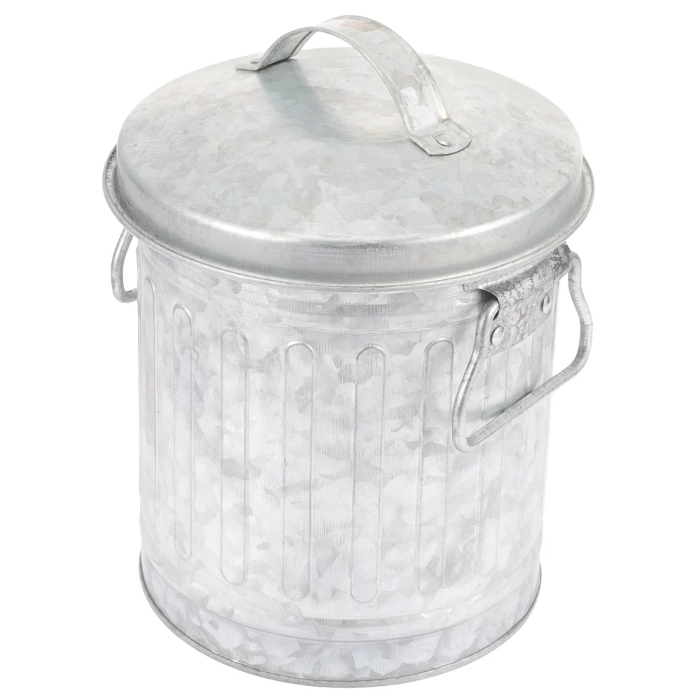 Bucket Shaped Garbage Can Convenient Trash Bin Small Rubbish Bin Home Wastebasket for Office