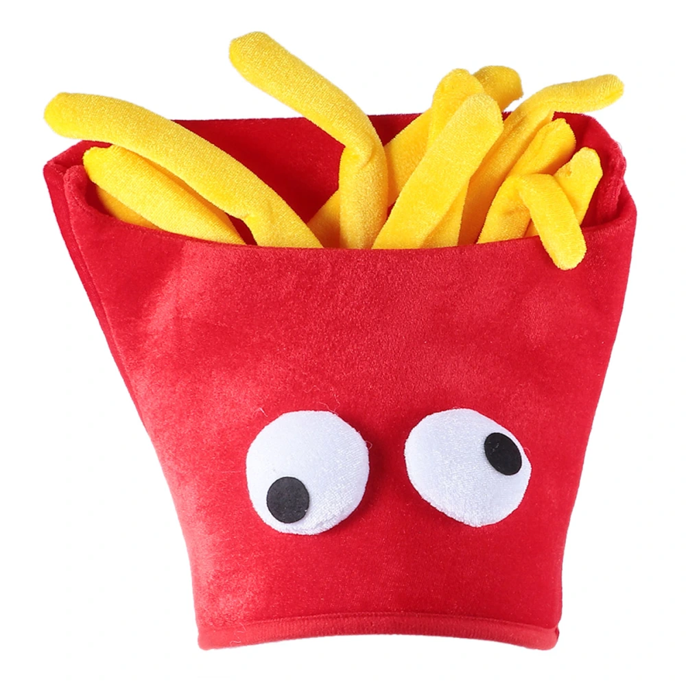 1pc Halloween Hat Headpiece Costume Party French Fries Shape Hat Photo Props