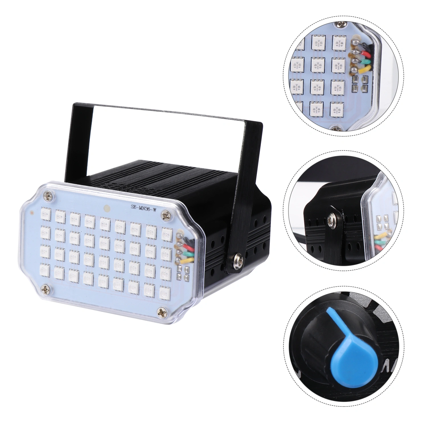 1 Set Party LED Strobe Light Sound Activated Lamp 36 Bright Led Stage Light