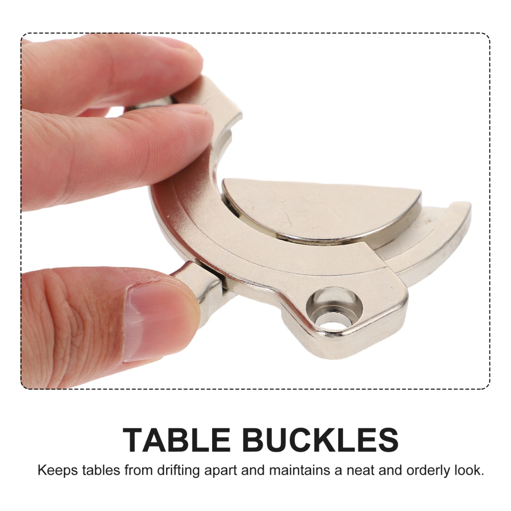 Heavy Duty Zinc Alloy Table Locks Dining Training Table Buckles Connectors