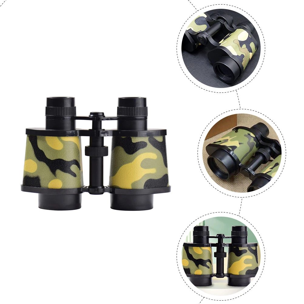 Kids Binoculars Camouflage Color Children Binoculars Plastic Binoculars Toy for Outdoor