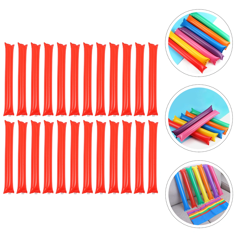 24pcs Inflatable Boom Sticks Cheering Sticks Noise Makers for Sporting Events