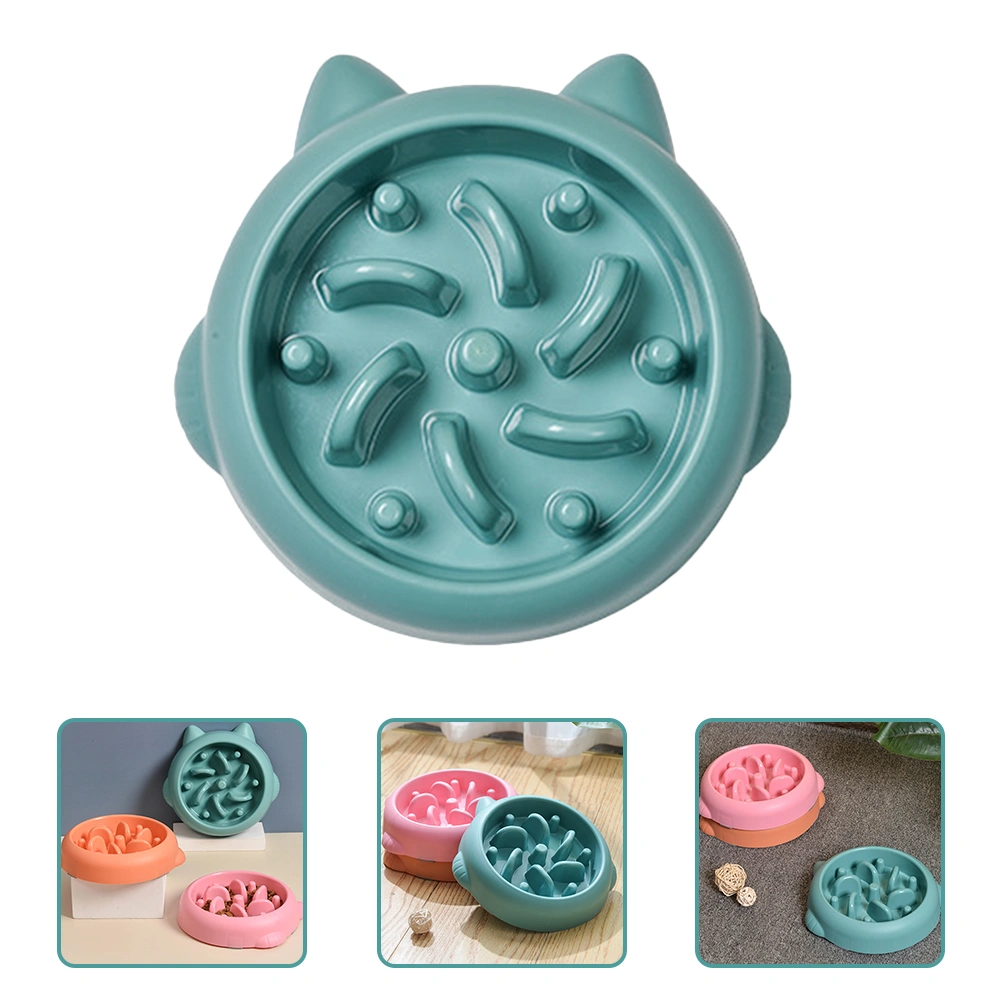 Pet Dog Slow Feeder Bowl Adorable Puzzle Bowl Pet Slower Food Feeding Dishes