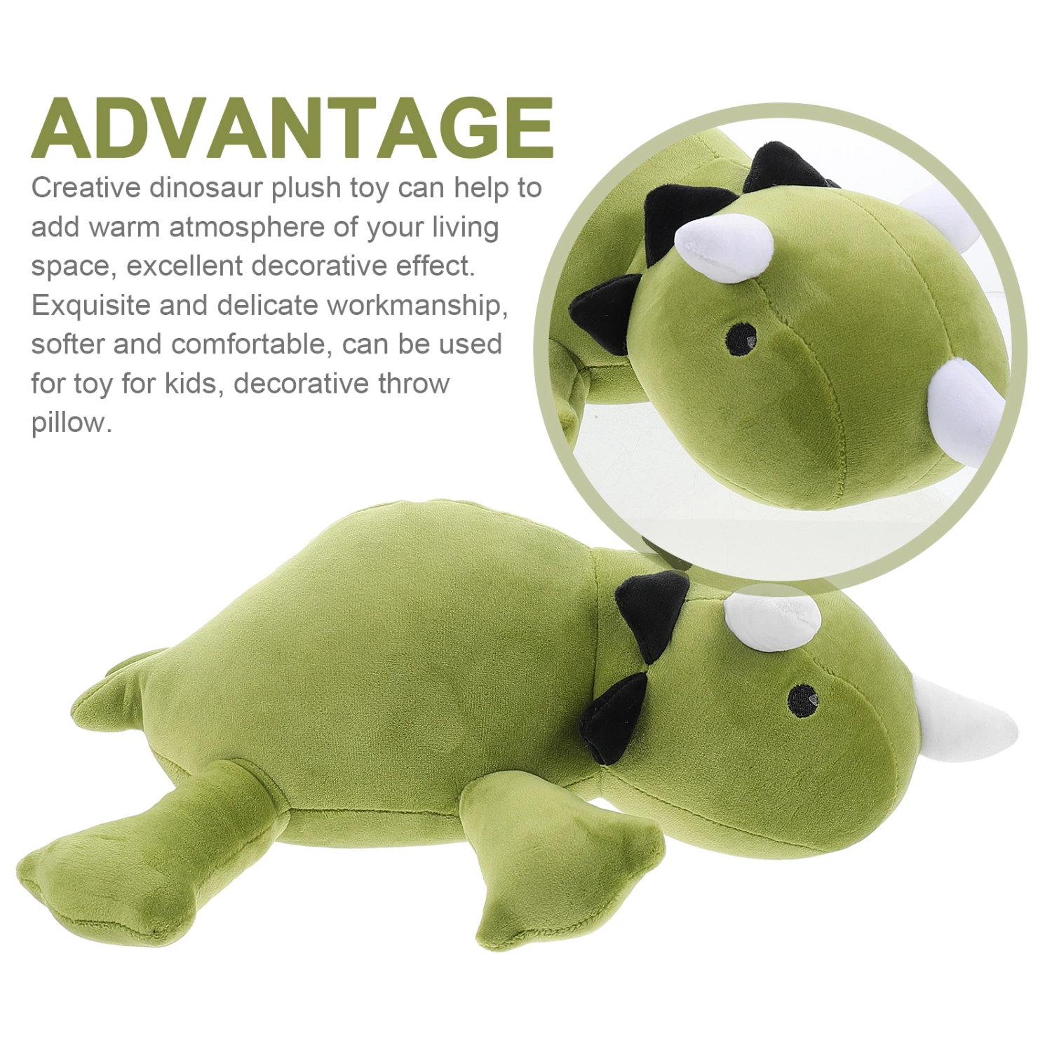 Weighted Dinosaur Plush Toy Plush Dinosaur Throw Pillow Stuffed Animal Dinosaur Toy